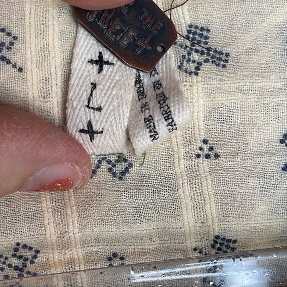 Free People Western Style Corset Back Button Down Shirt - Picture 3 of 12